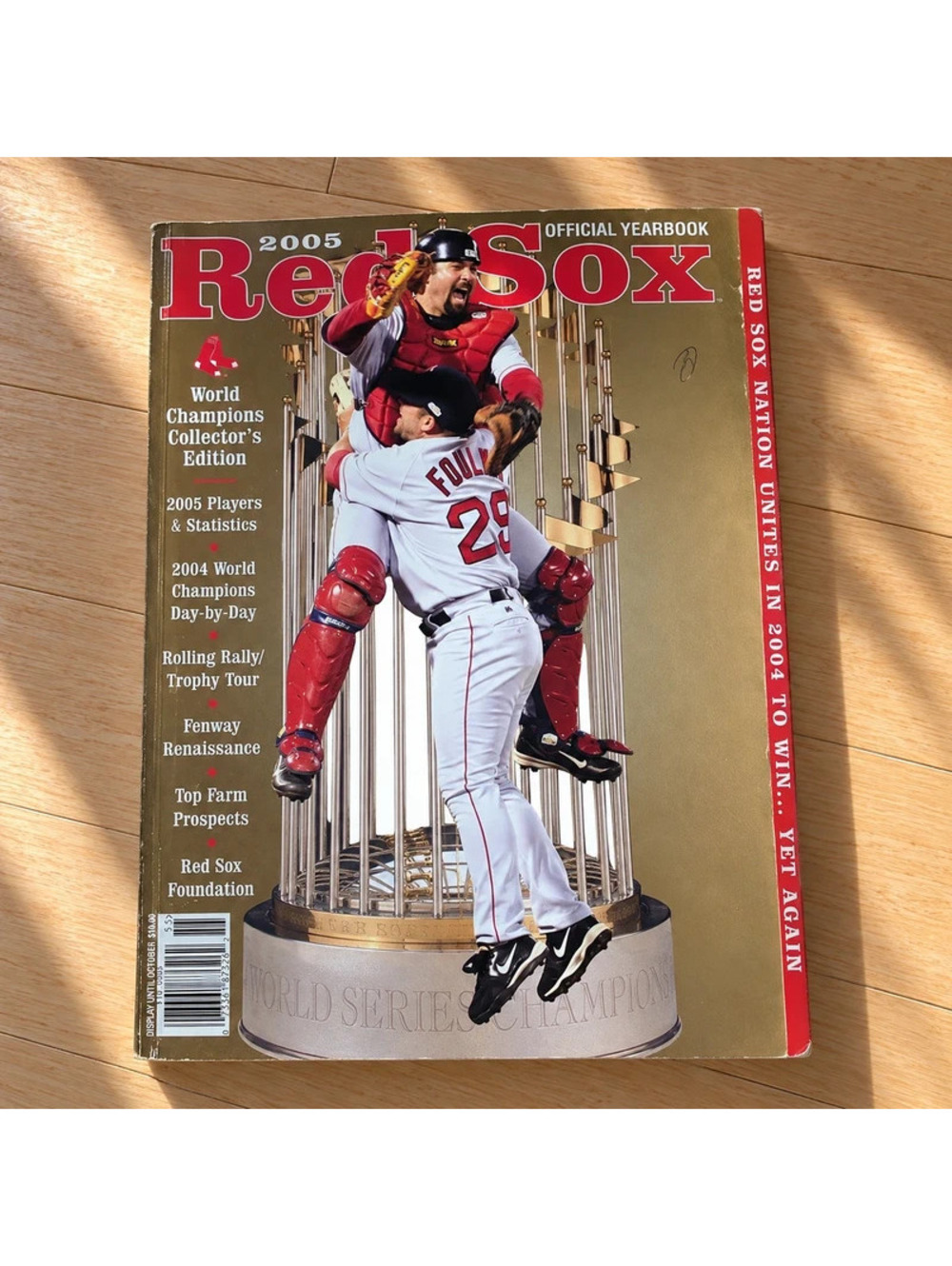 2005 Boston Red Sox Official Yearbook World Champions Collector's Edition